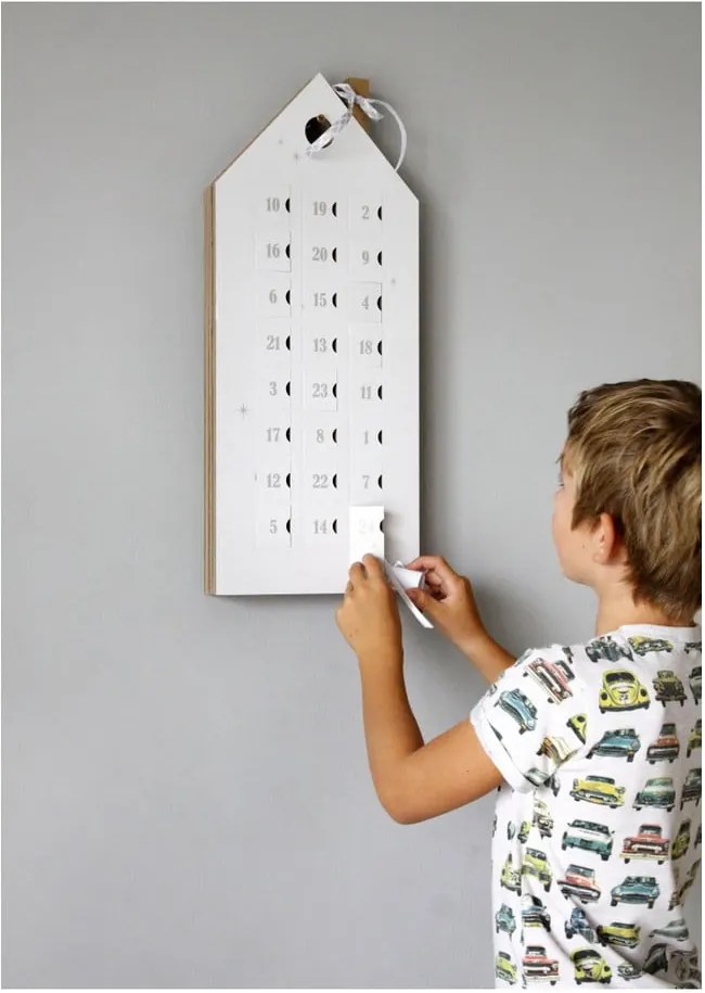 Calendar advent cu detalii argintii Unlimited Design for kids
