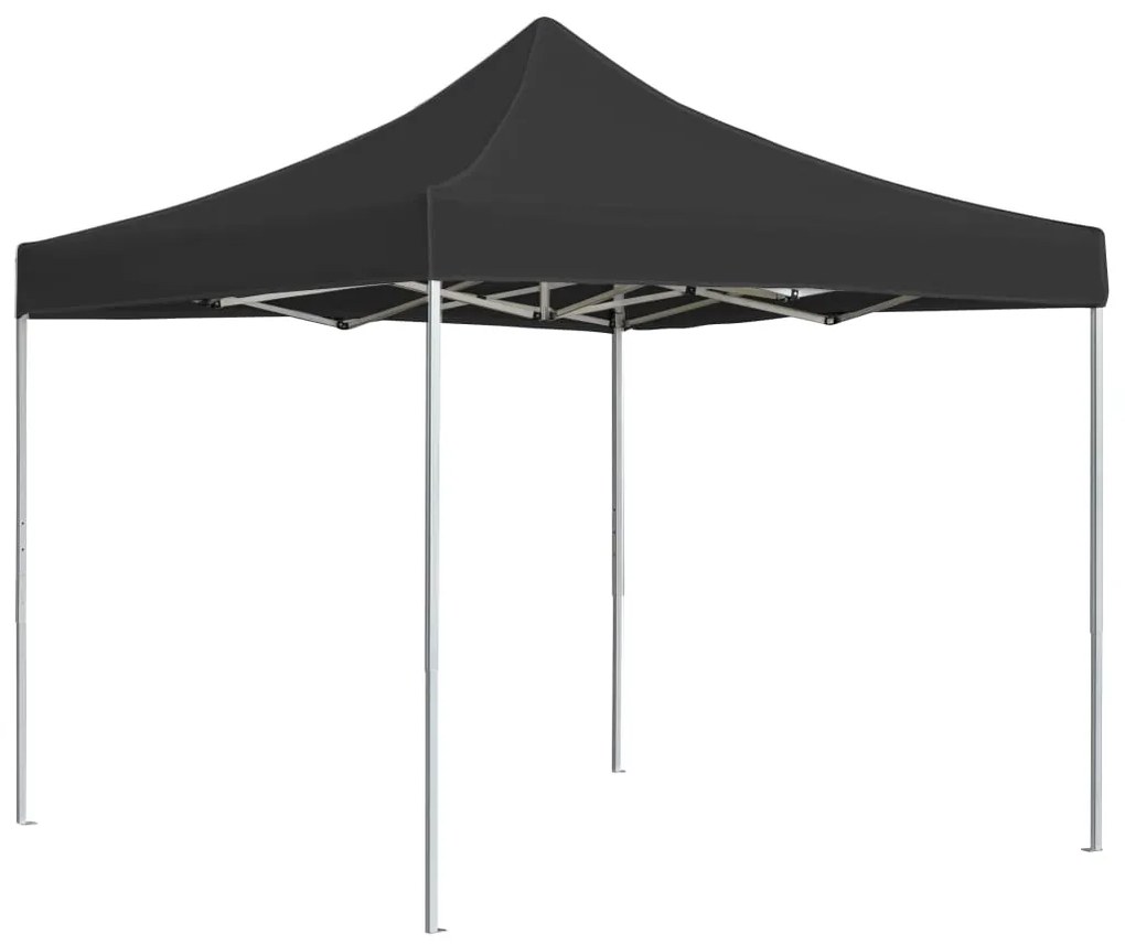 vidaXL Cort de petrecere pliabil profesional, antracit, 3x3m, aluminiu