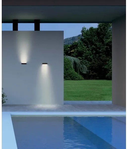 Aplică LED de exterior OMNIA LED/12W/230V 3000K IP54 gri Redo 90394