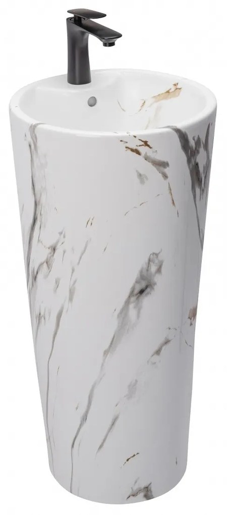Lavoar Blanka freestanding marmura - H84 cm