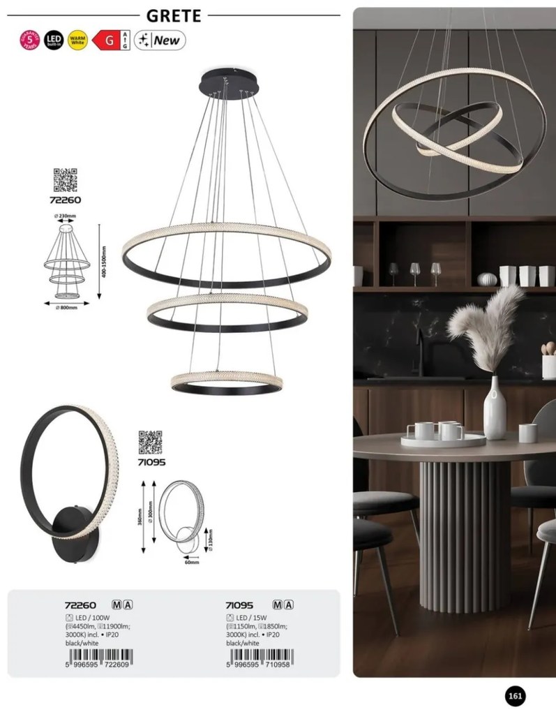 Aplica de perete LED design modern Grete