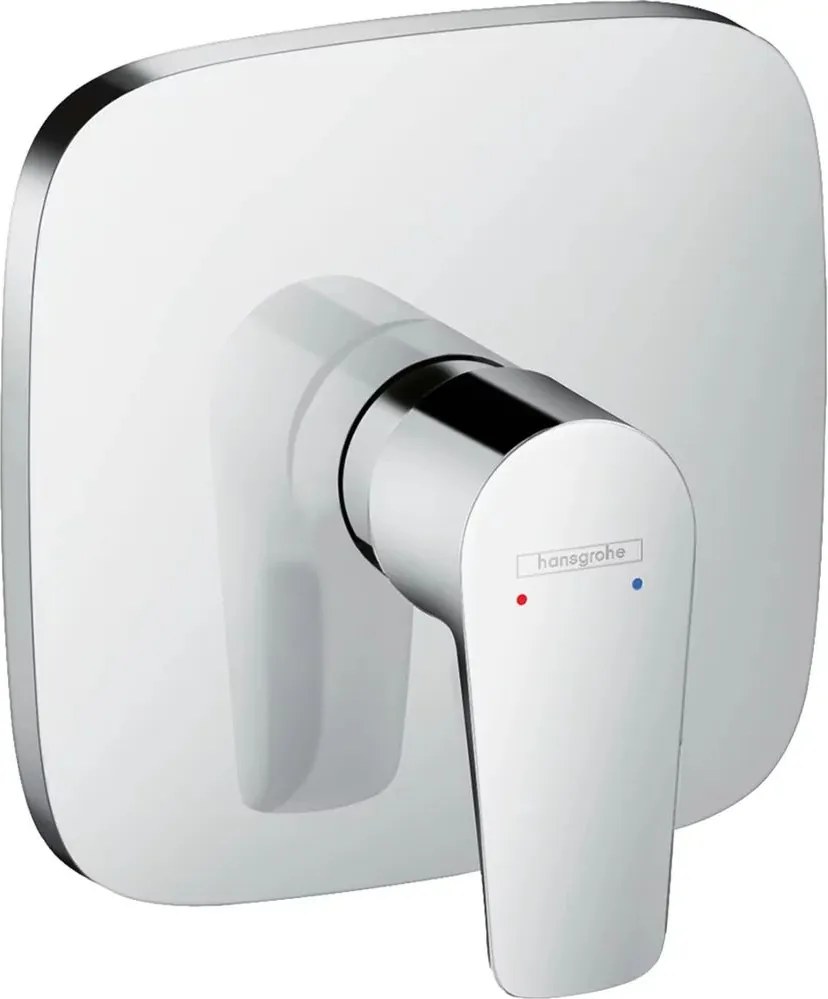 Baterie dus incastrata Hansgrohe Talis E monocomanda crom lucios