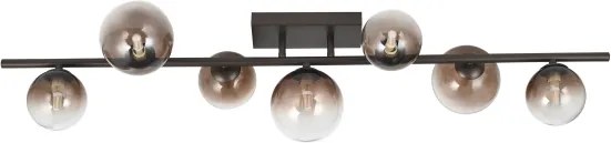 Brilagi - Candelabru LED aplicat MILLA 7xG9/3W/230V maro/maro fumuriu