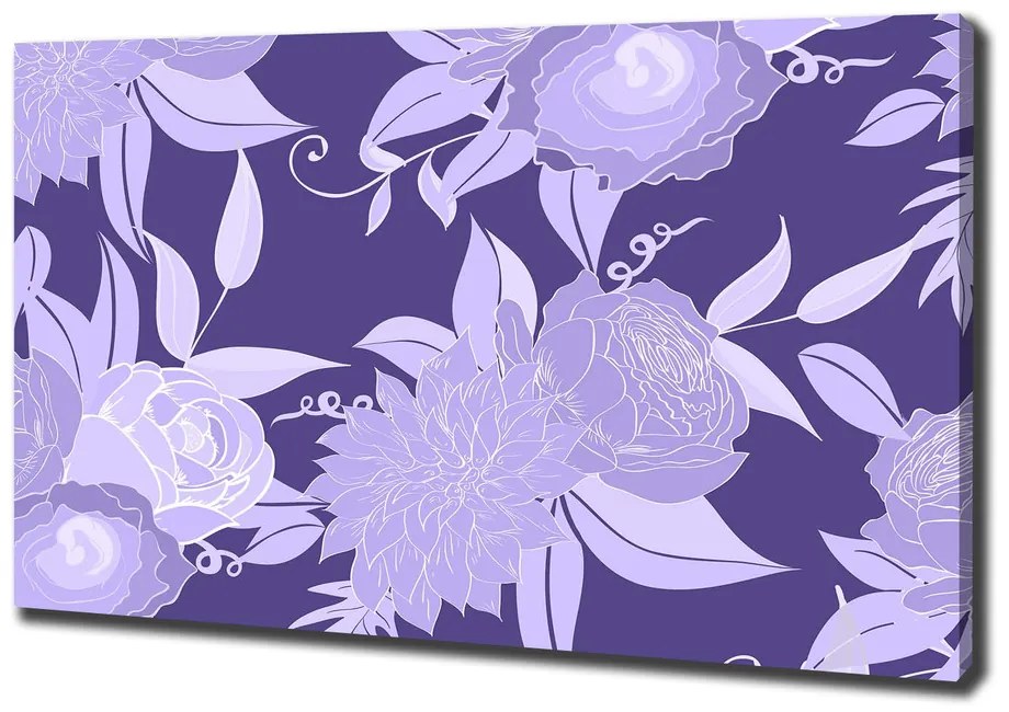 Print pe canvas Model floral
