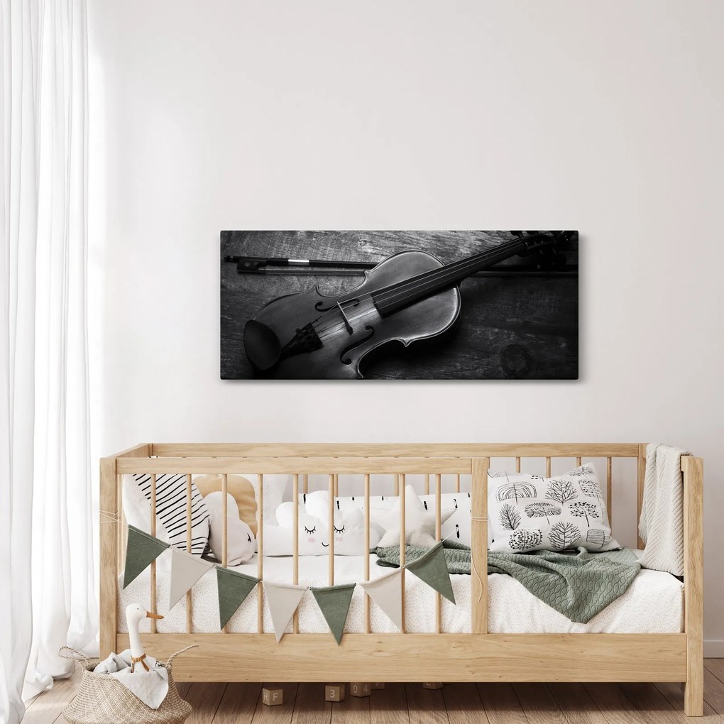 Tablou - Violete (120x50 cm)