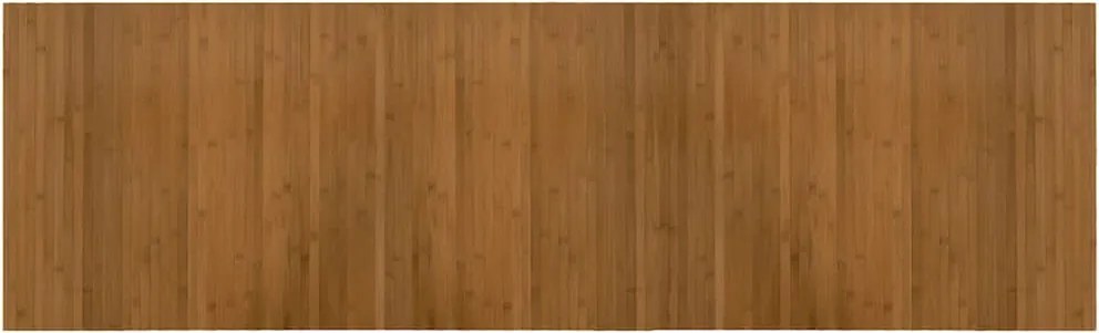 vidaXL Covor dreptunghiular, maro, 60x200 cm, bambus