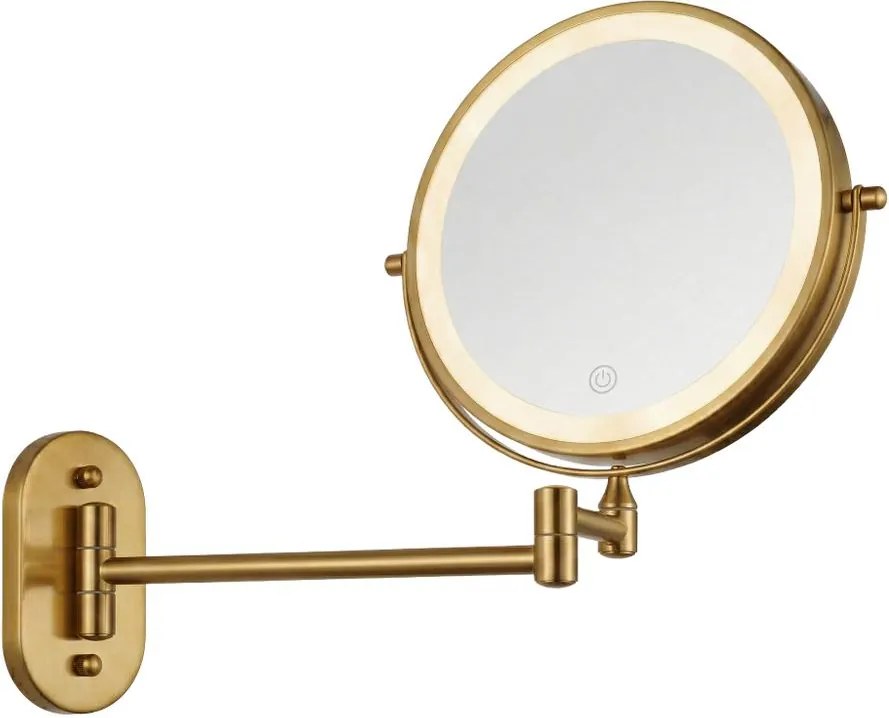 Oglinda LED Glow Old auriu periat