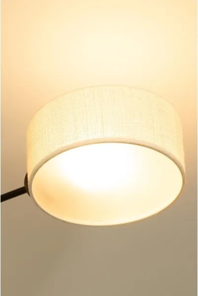 Brilagi - Lustră de tavan aplicată VIRGO 4xE14/40W/230V, crem/negru