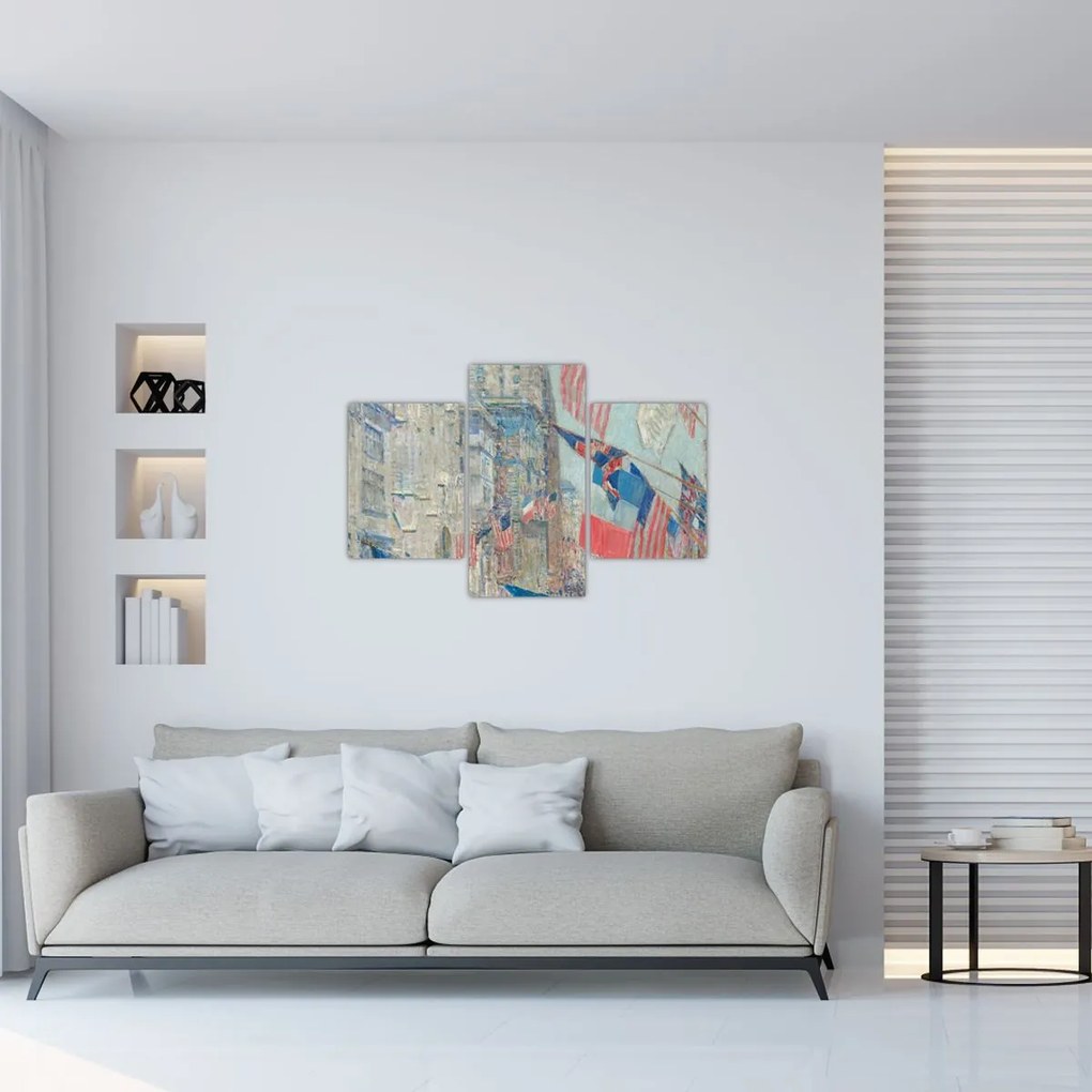 Tablou - Childe Hassam, Allies day, reproducere (90x60 cm)