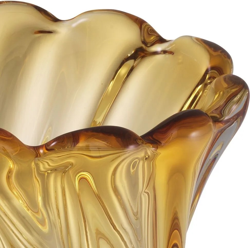 Vaza flori, Vas decorativ Contessa S, galben 115406 HZ