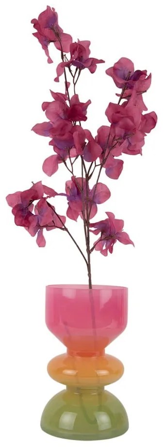 Vază portocalie/roz din sticlă (înălțime 20,5 cm) Funky Vibes – PT LIVING