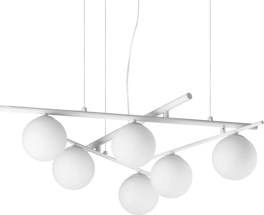 Lustra suspendata moderna ATLAS SP6 BIANCO