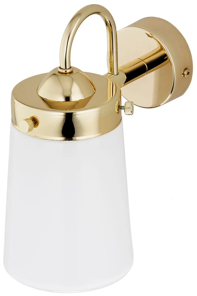 Aplica moderna design elegant PASADENA auriu/alb