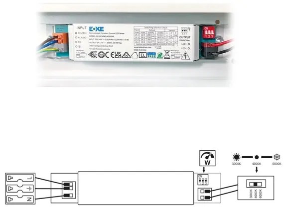 Corp de iluminat LED fluorescent Ecolite TLSVEL2-LED20W VELO LED/11/15/20W/230V alb