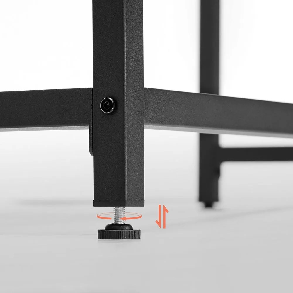 Birou URBAN în stil industrial, 80x50x75 cm, maro/negru Vasagle