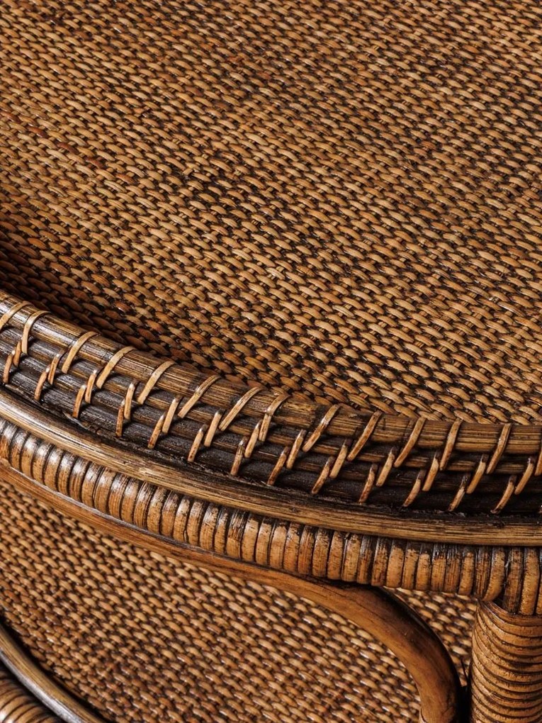Masuta de cafea, rotunda, din rattan, Veracruz