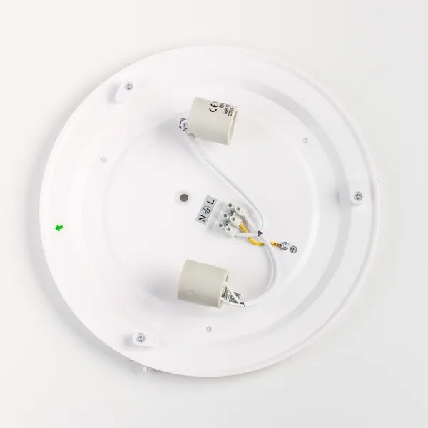Brilagi - Plafonieră pentru baie POOL, 2x E27/15W/230V, Ø 30 cm, IP54, bej