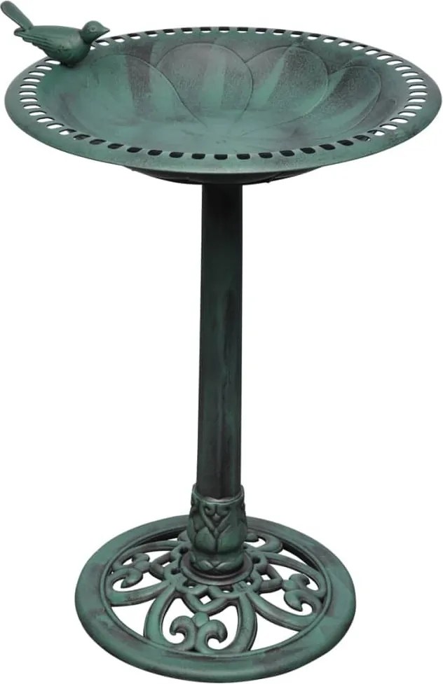 vidaXL Fântână pentru păsări cu păsări decorative