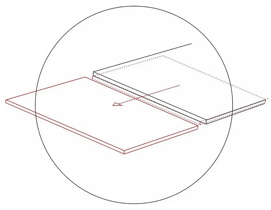 Masa de bucaterie Westin II 160 x 90 cm, neagra