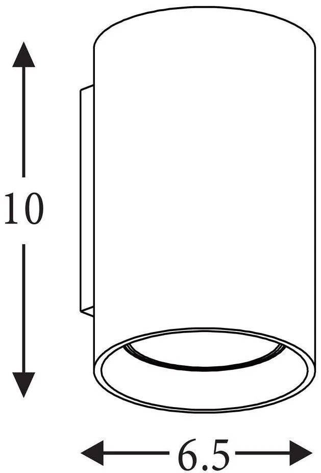 Aplica iluminat ambiental metal auriu Cyls