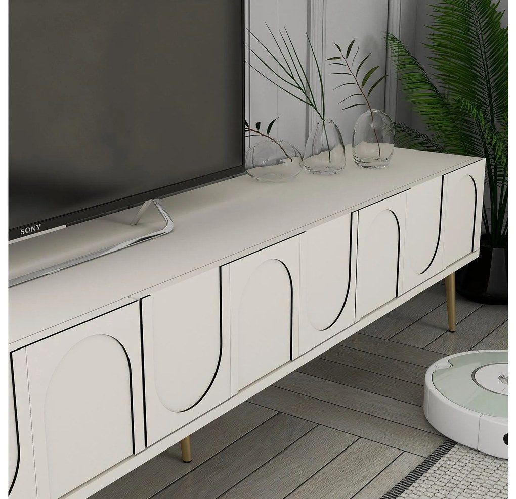 Mobilier living Bipemu 4 (crem + auriu) . 1095709