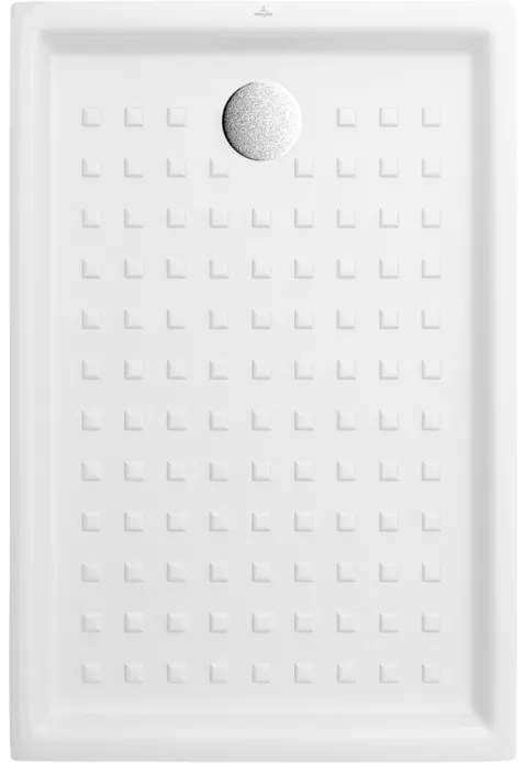 Cadita de dus dreptunghiulara, Villeroy&Boch O.novo, 120x80cm, H6cm, Alb Alpin, 6029A201