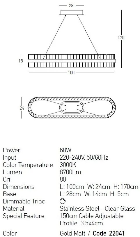 Lustra LED moderna design deosebit Marlen