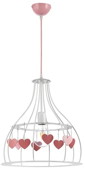 Lustră pentru copii ONLI TITTA 1xE27/22W/230V roz