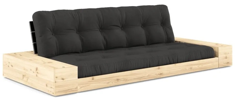 Canapea gri închis extensibilă 244 cm Base – Karup Design