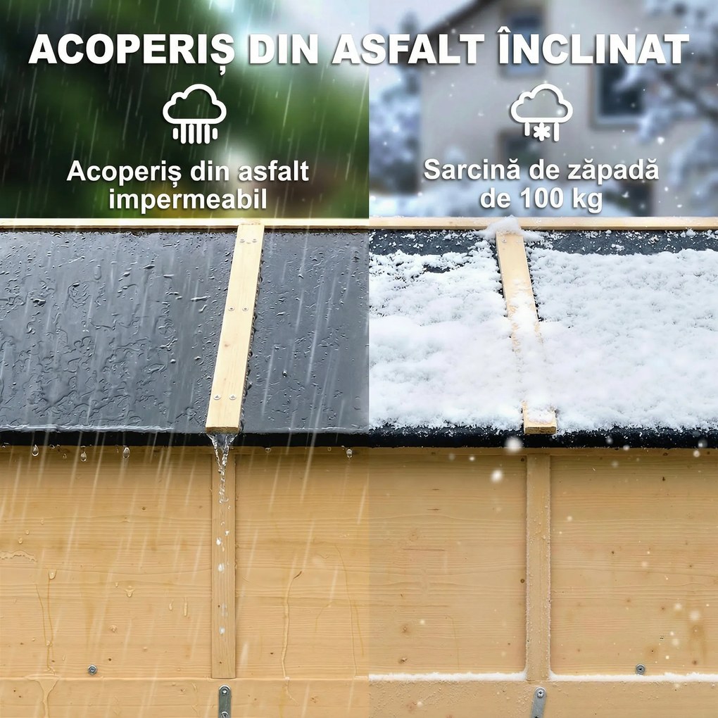 Outsunny magazie debara spațiu depozitare unelte dulap exterior | Aosom Romania