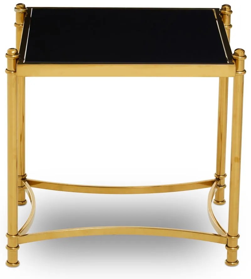 Măsuță auxiliară cu blat din sticlă 50x56 cm Ackley – Premier Housewares