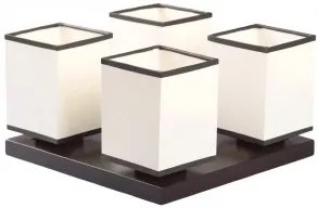 Plafoniera rustica 4 becuri E14 Bendis EL0040207 Erste