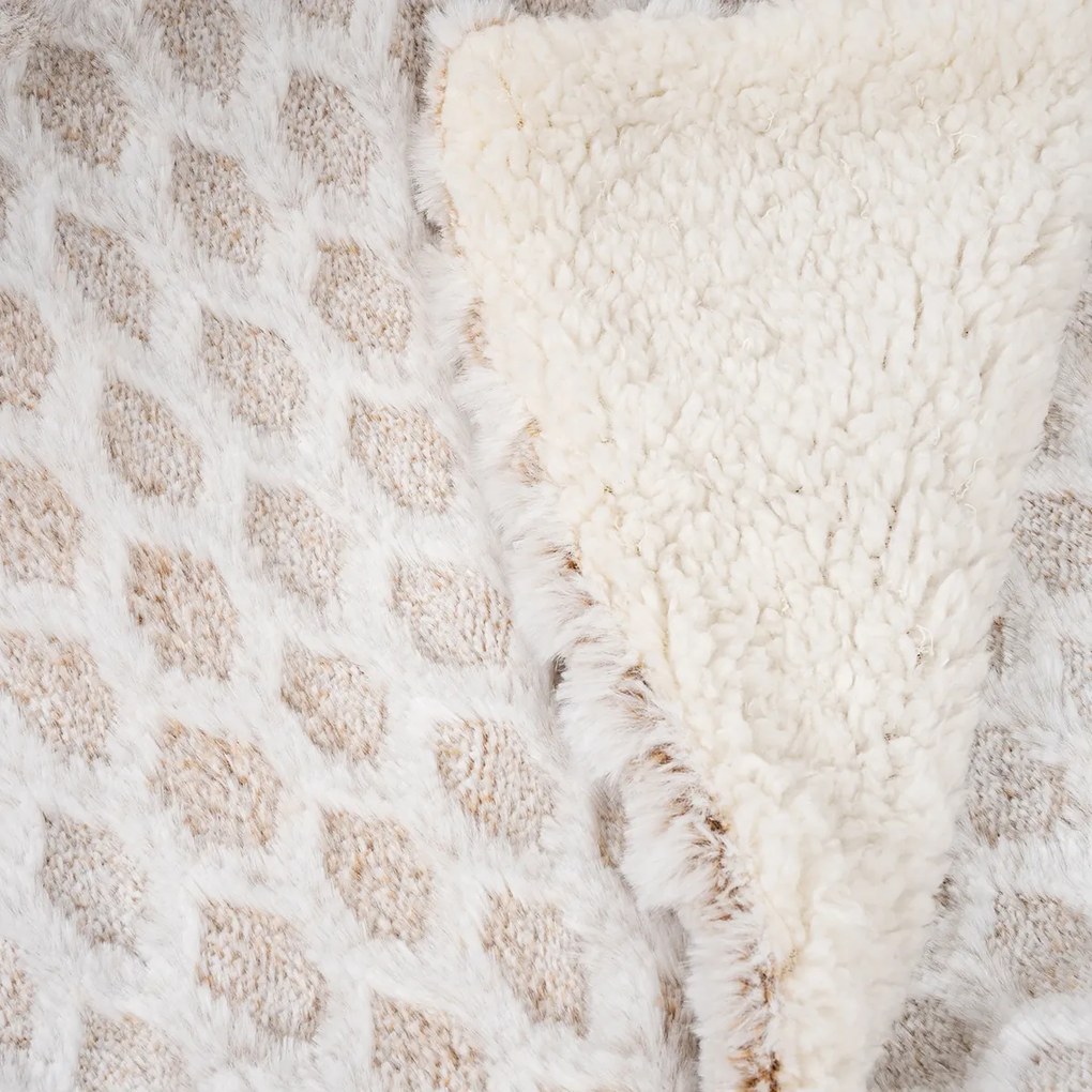 Pătură din imitație de blăniță 4Home Scales, 150 x 200 cm
