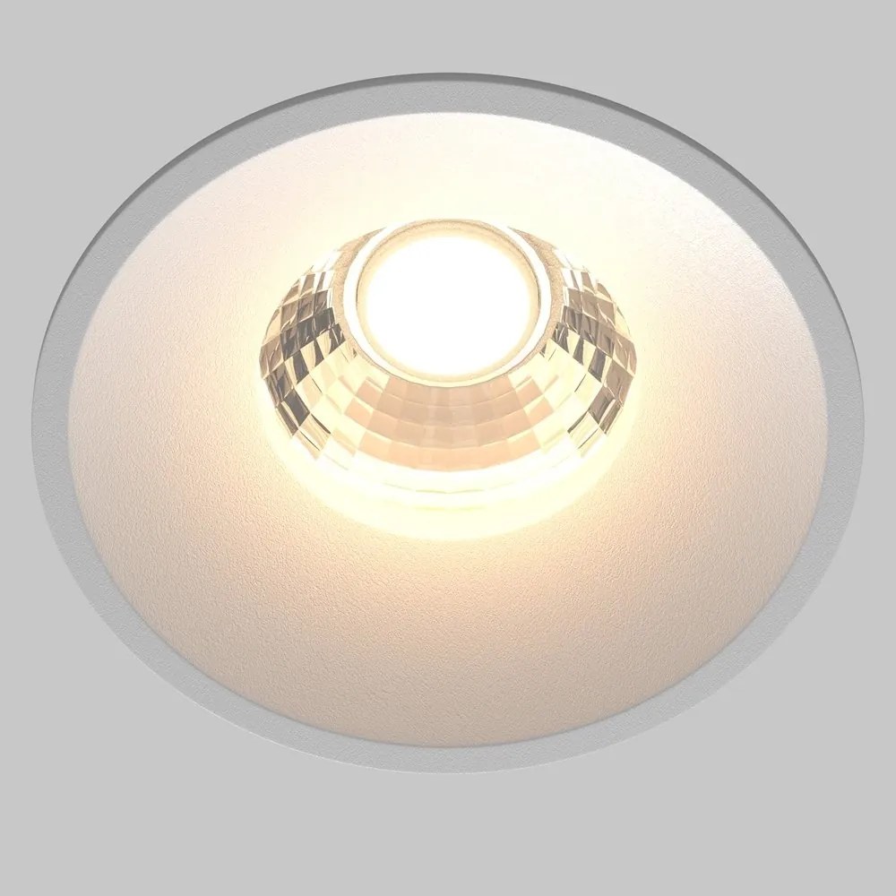 Spot LED incastrabil iluminat tehnic Round D-8cm alb