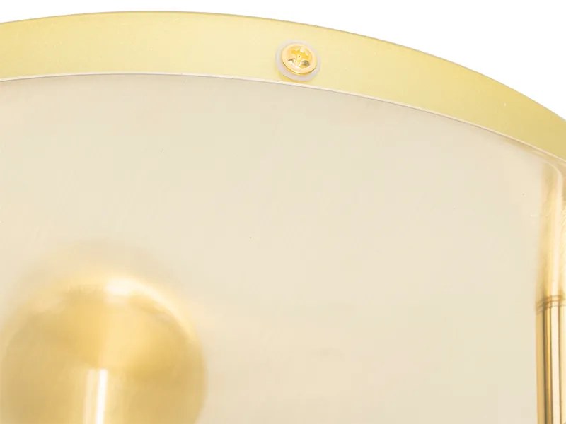 Spotlight modern pentru baie din alamă cu 3 lumini IP44 - Ducha