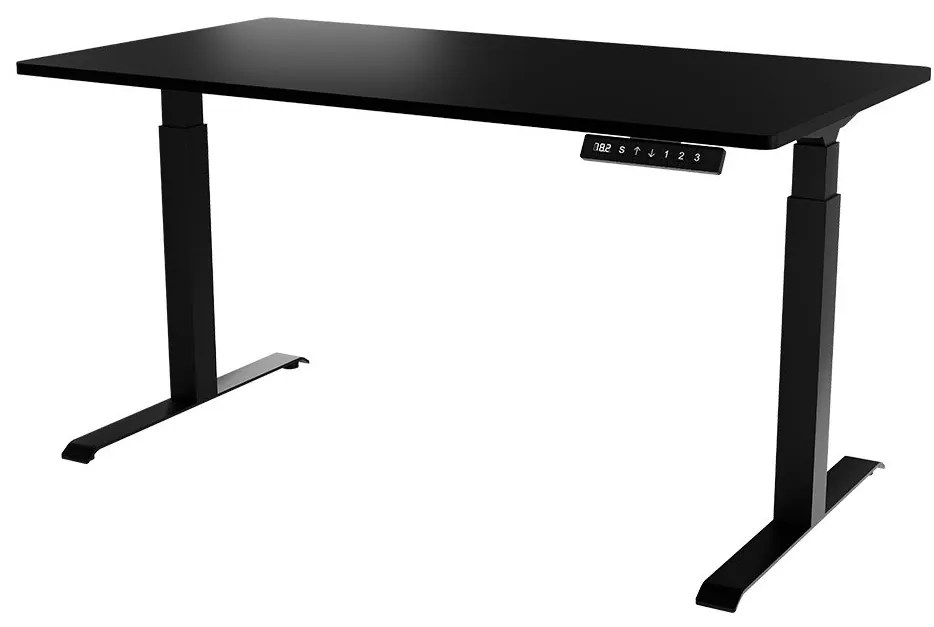 Masă PC cu Înălțime reglabilă electric Fega Long 150 (Negru) . 1103355