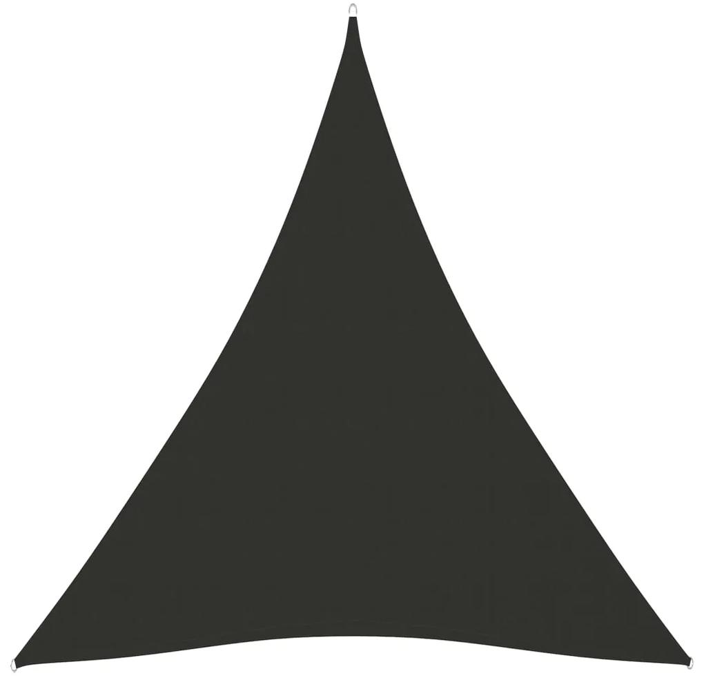 Parasolar, antracit, 5x6x6 m, tesatura oxford, triunghiular Antracit, 5 x 6 x 6 m