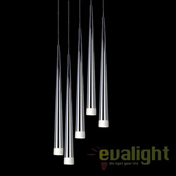 Lustra design modern Stylo 5 chrome