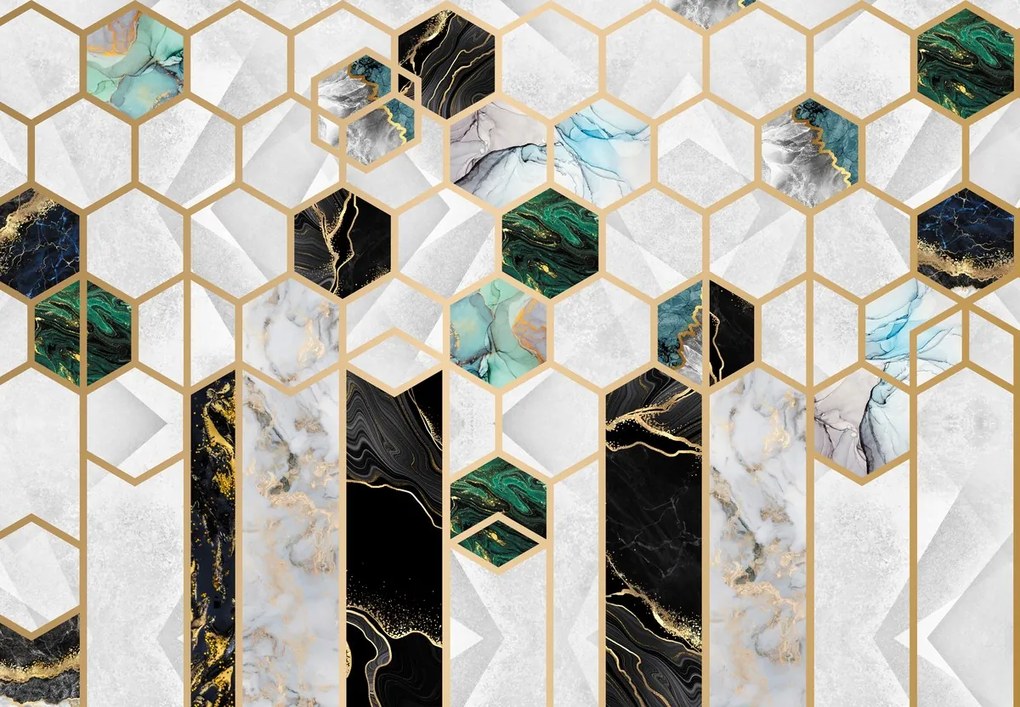 Fototapet - Colaj de materiale 6 (147x102 cm)