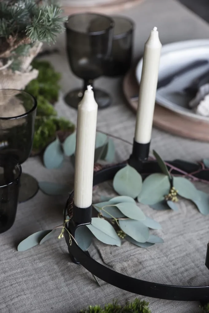 IB Laursen Sfesnic metalic de Advent, DINNER CANDLES