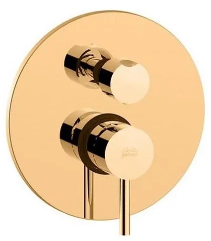 Paffoni LIGHT EXCLUSIVE - baterie de duș pentru montaj încastrat, aurie