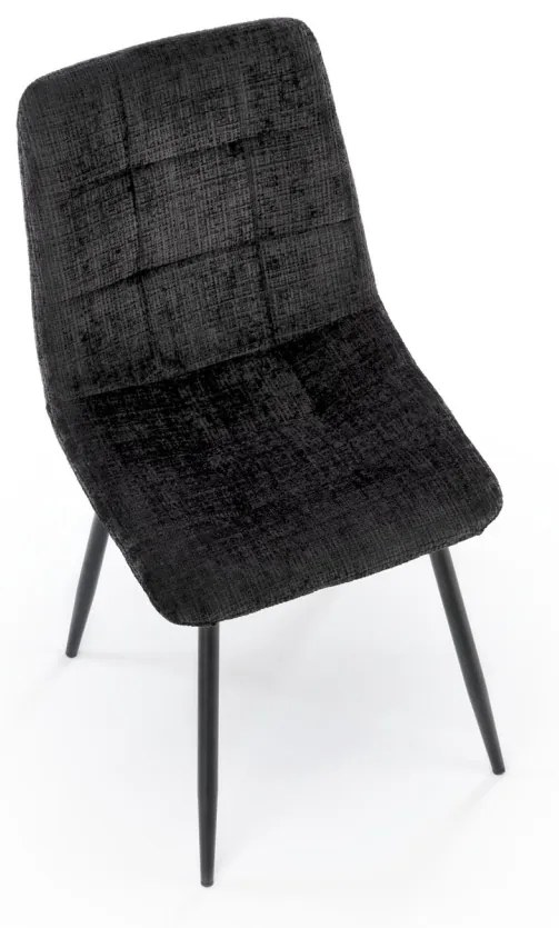 Scaun K547 stofa negru H87 cm