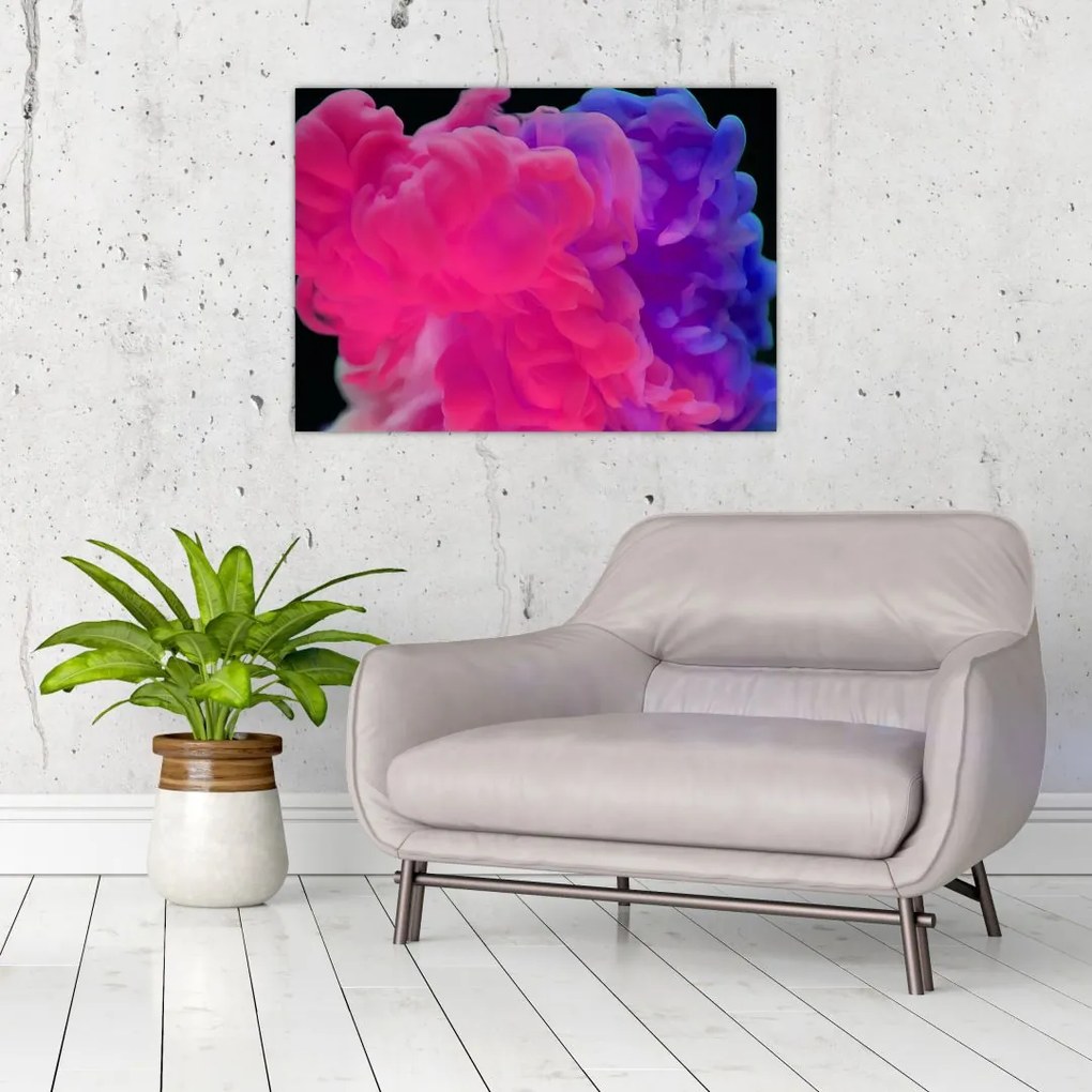 Tablou cu fum colorat (70x50 cm)