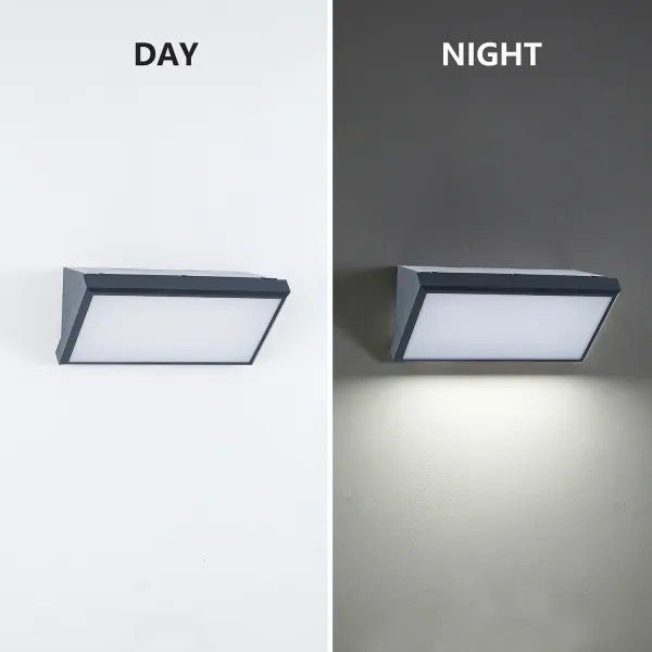 Brilagi-LED TRIANGLE - aplică de perete pentru exterior RGBW, 1xE27/9W/230V, antracit, IP65