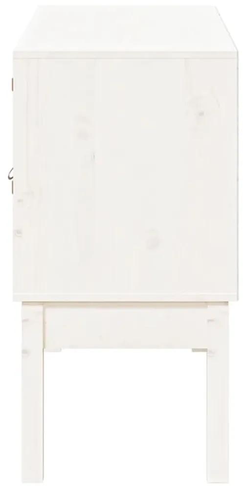 Servanta, alb, 110x40x78 cm, lemn masiv de pin 1, Alb