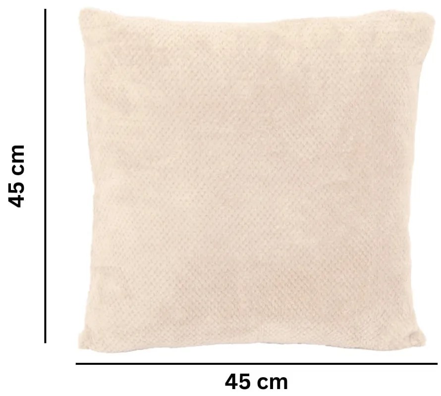 Pernă decorativă din micropluș/cocolino 45x45 cm Pippa – Tiseco Home Studio