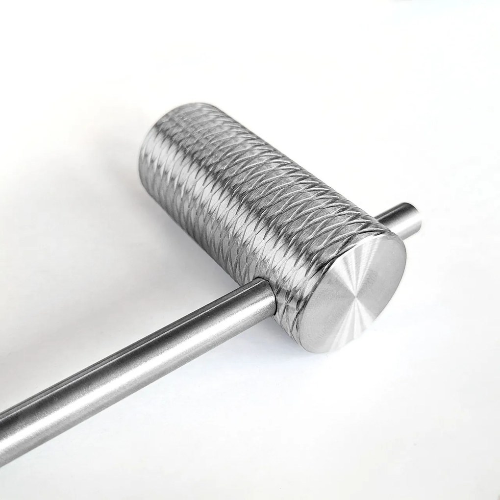 Cuier de baie 9710 Prism Brush Nickle