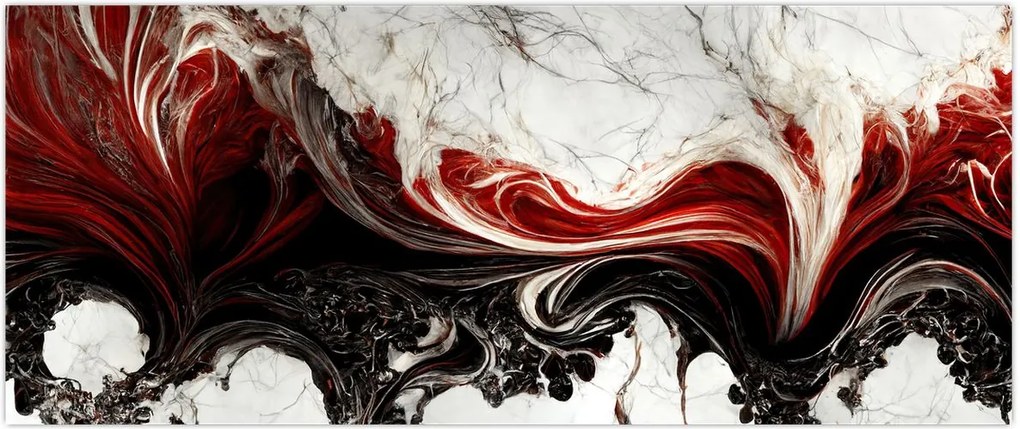 Tablou - Abstract marmură (120x50 cm)