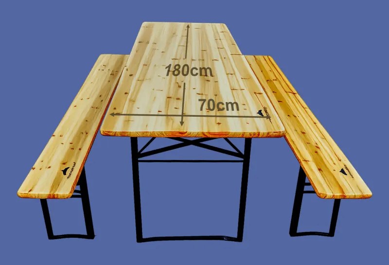 Set de bere din lemn – 180 cm, 70cm