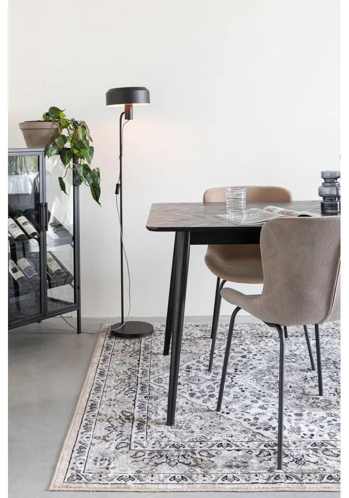 Masă de dining cu aspect de lemn de stejar 80x160 cm Fabio – White Label